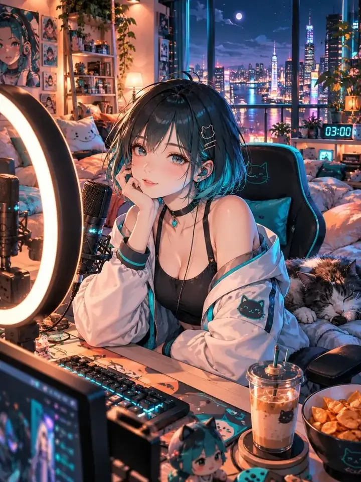 鹿灵的直播间封面